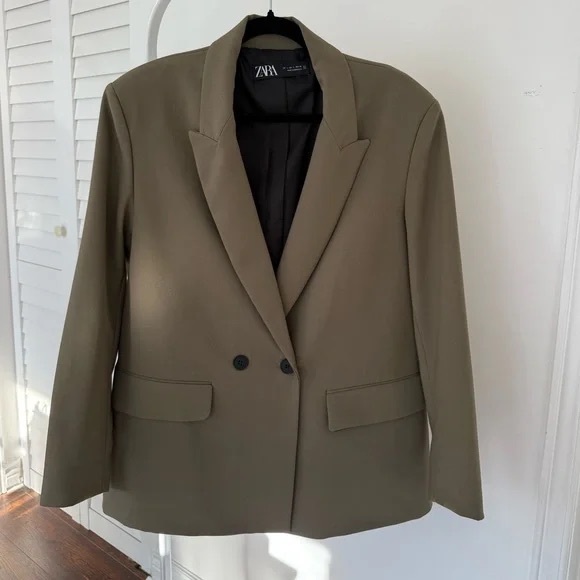 OVERSIZED DOUBLE BREASTED JACKET - Picture 6 of 7